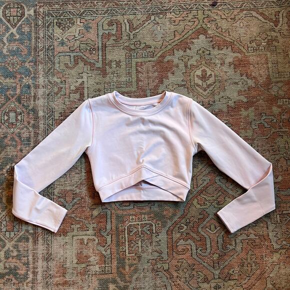 Like New L*Space Active Peony Aim High Crew Nexk Long Sleeve Crop Top - xs - Picture 5 of 8